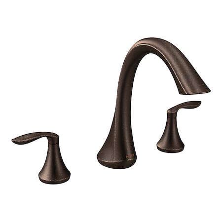 Moen Two-Handle Roman Tub Faucet Oil Rubbed Bronze T943ORB